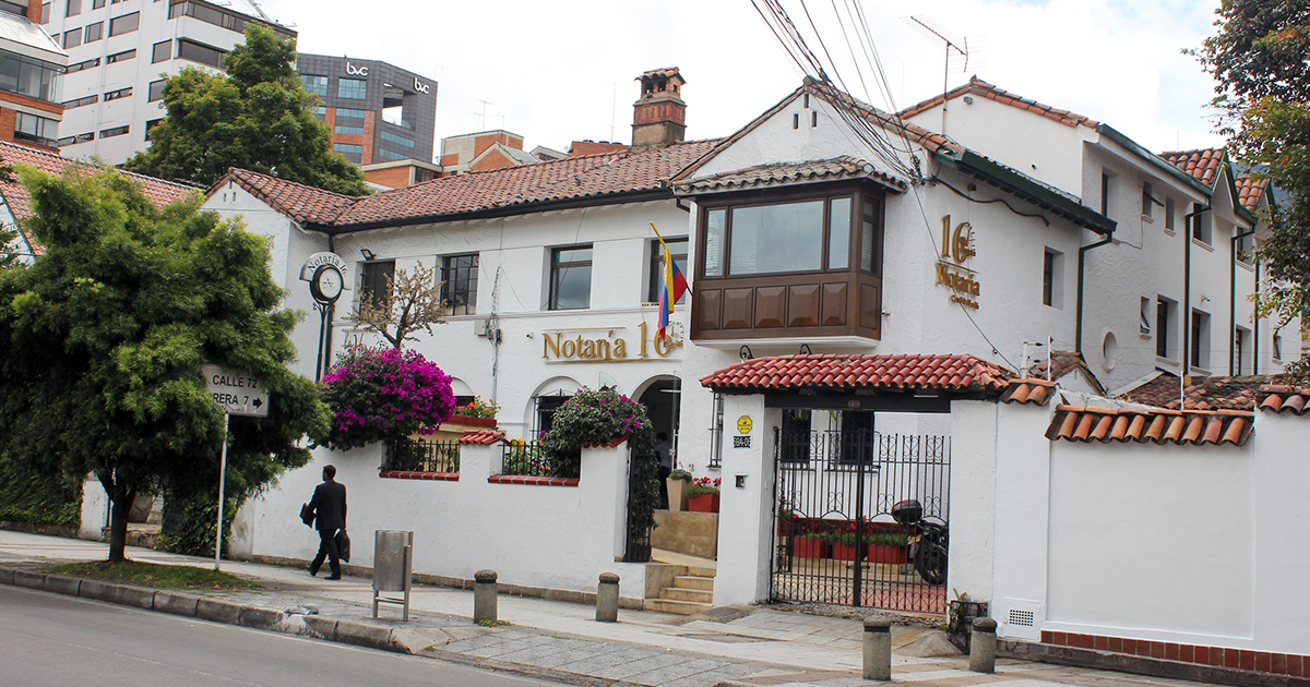 Notaría 16 de Bogotá ahora ofrece trámites virtuales