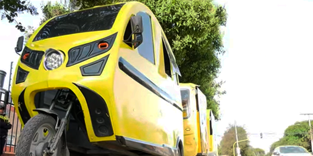 Así funcionan los tricimóviles eléctricos en Bogotá