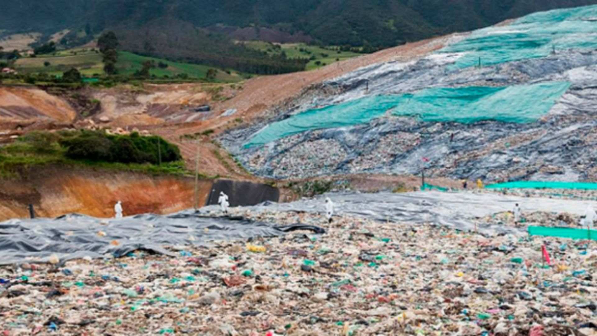 Vista panorámica del Relleno Sanitario Doña Juana