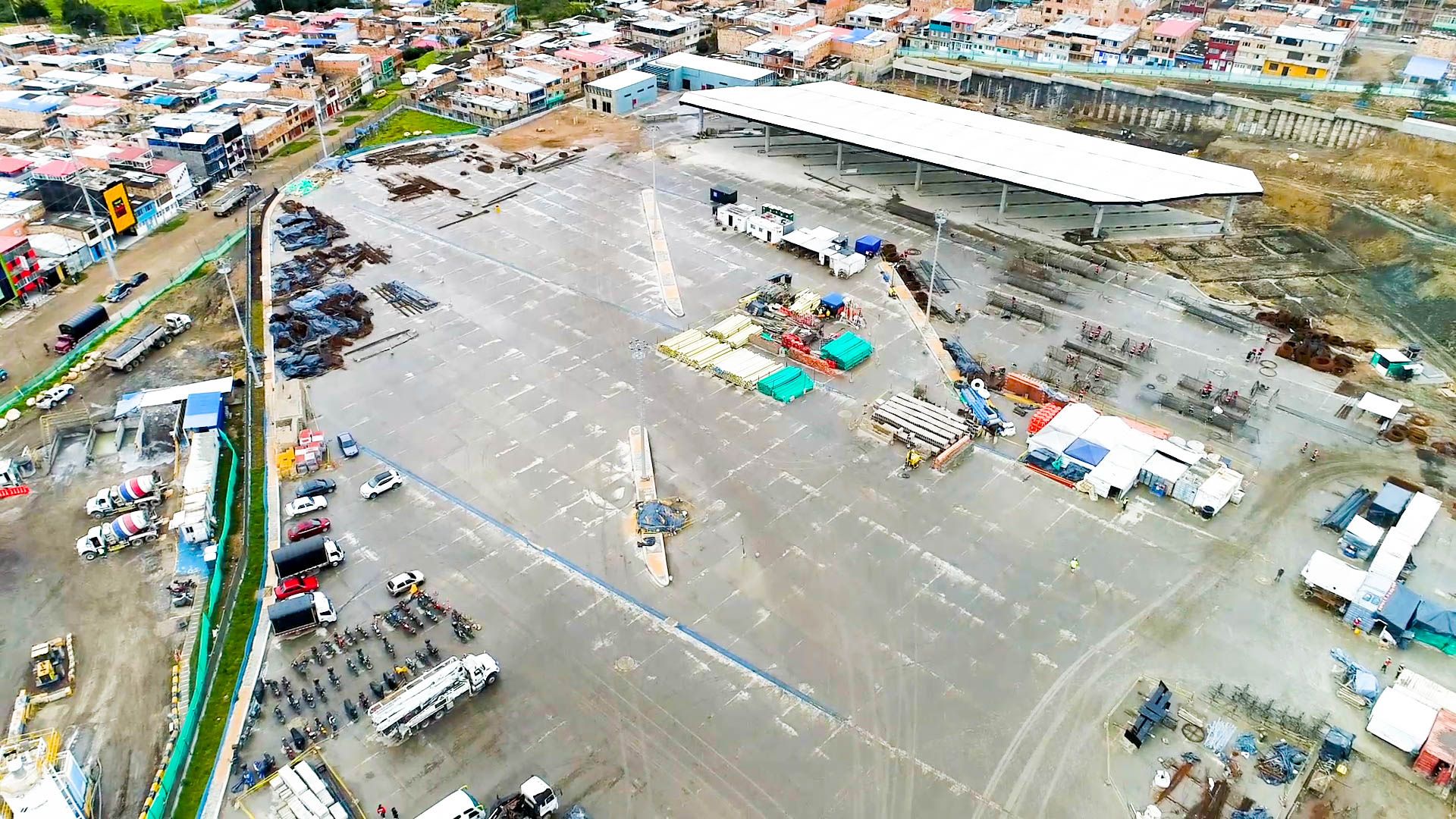 Las obras del Patio Taller de TransMilenio en Usme estarían afectando viviendas cercanas