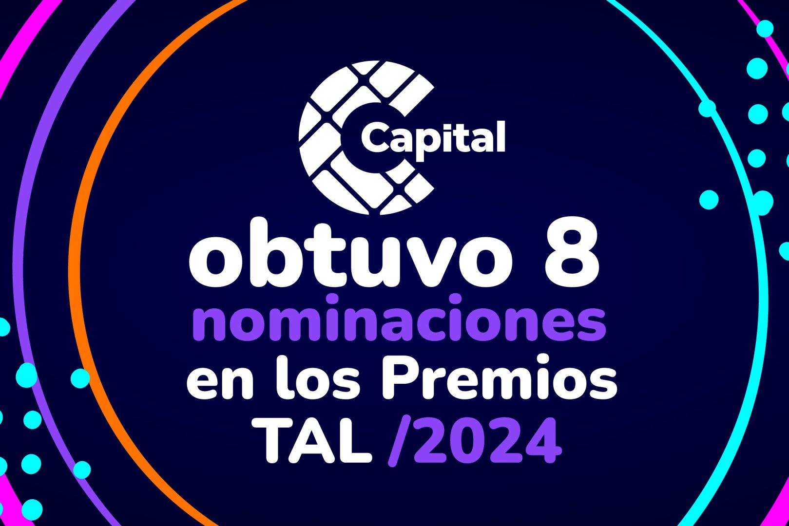 ¡No te pierdas la ceremonia de premiación de los Premios TAL 2024!