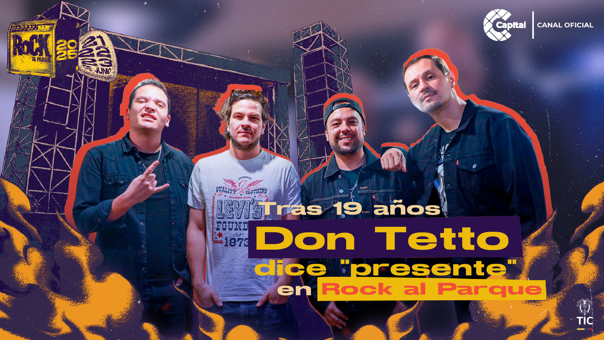 Don Tetto regresa a Rock al Parque: “Volver es un sueño cumplido”