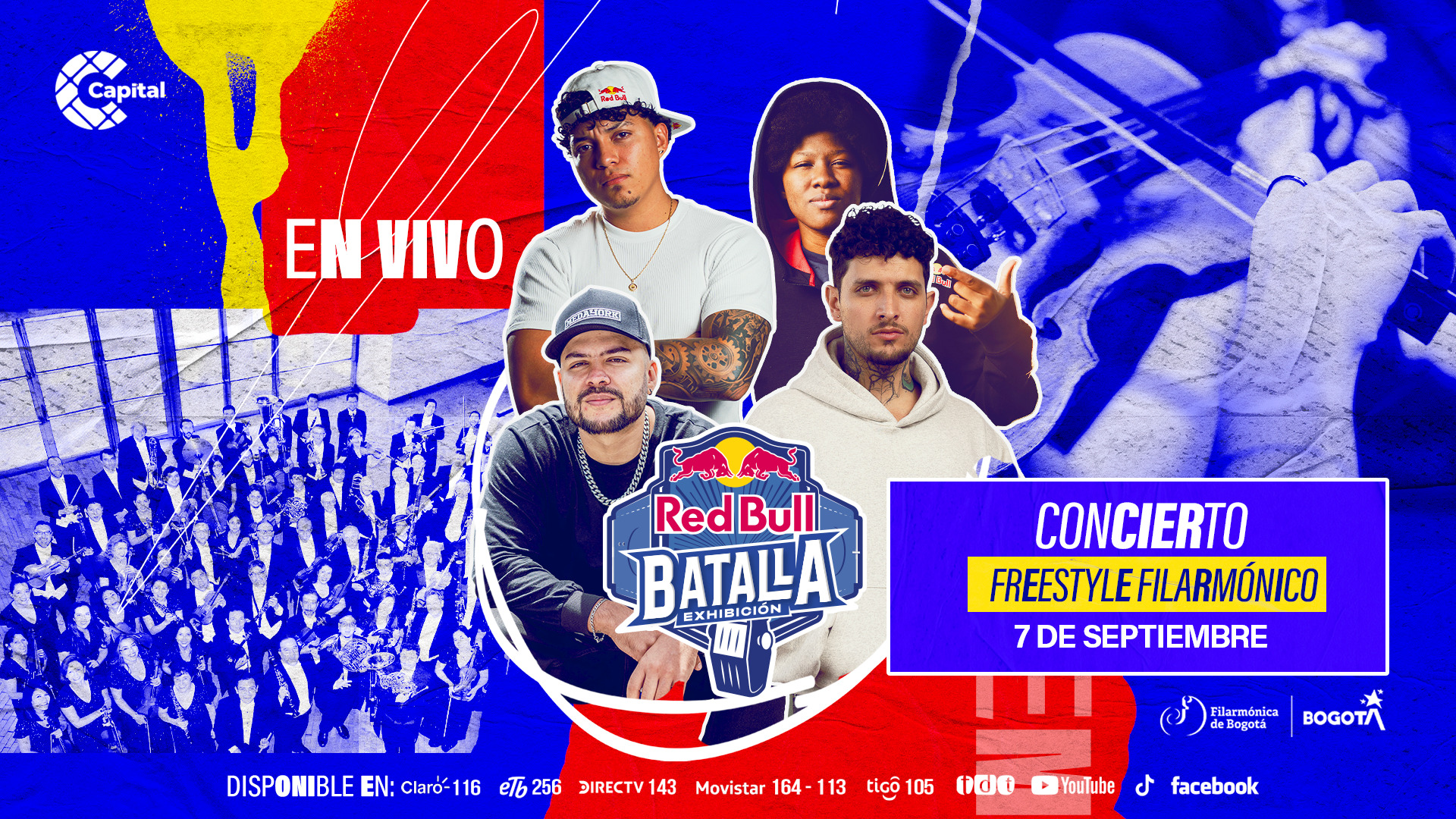 Filarmónica de Bogotá se une al freestyle este 7 de septiembre
