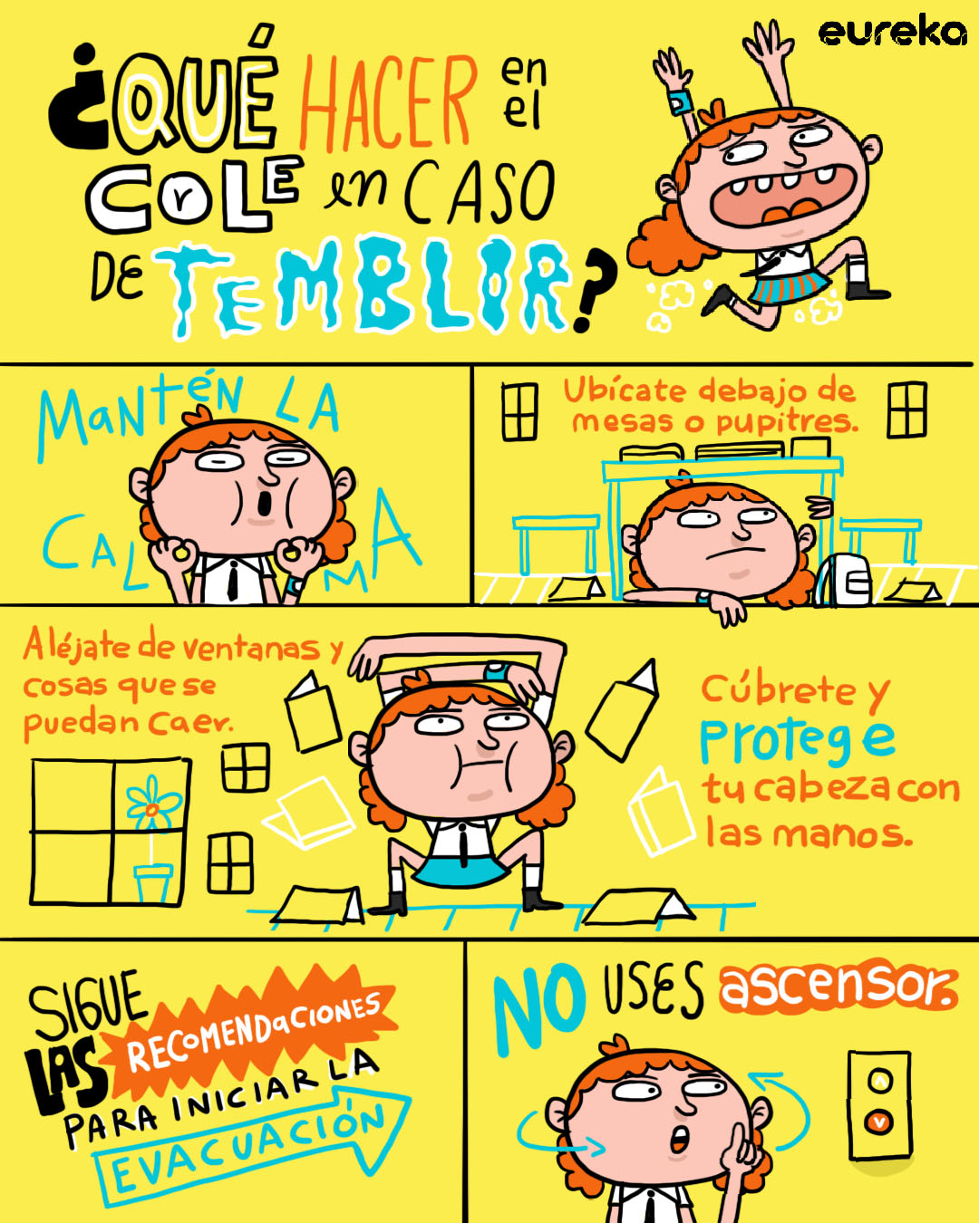 Temblor en el colegio