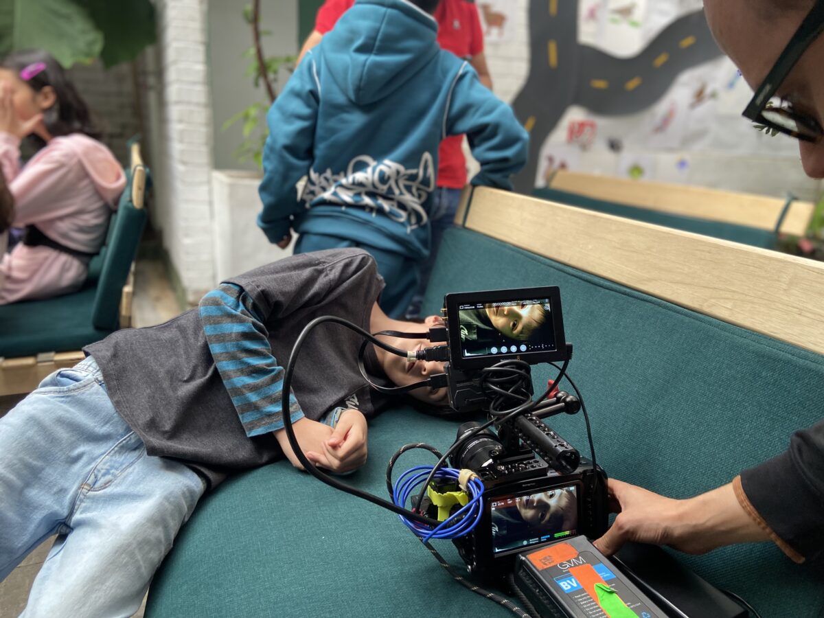 Detrás de cámaras ciudad animal