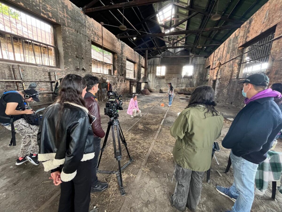 Detrás de cámaras eureka en acción