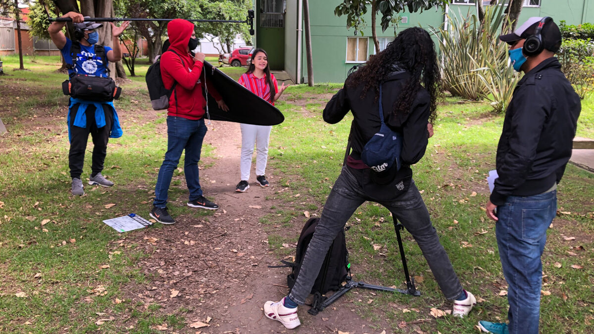 Isabella Sierra en rodaje