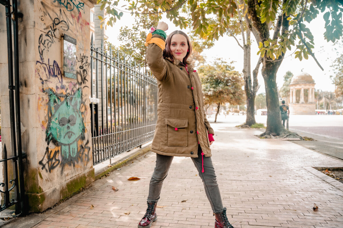 Sole en el centro de la ciudad